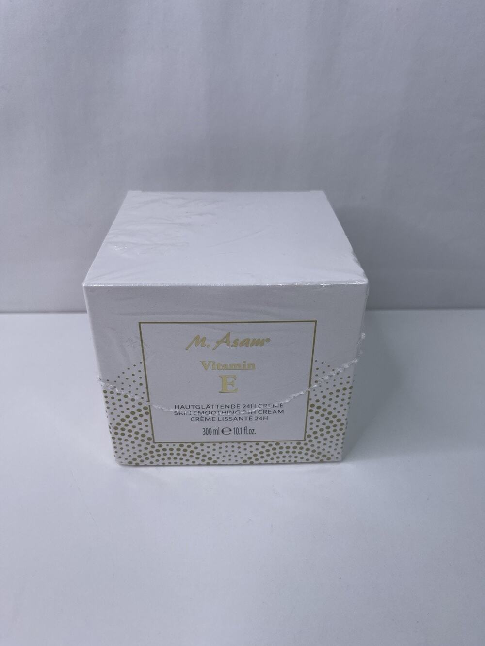 M. Asam Vitamin E Skin Smoothing 24H Cream Face Moisturizer 300ml / 10.1 fl oz